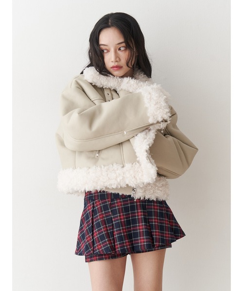 jouetie（ジュエティ） ムートンコート ボアコート フェイクムートン