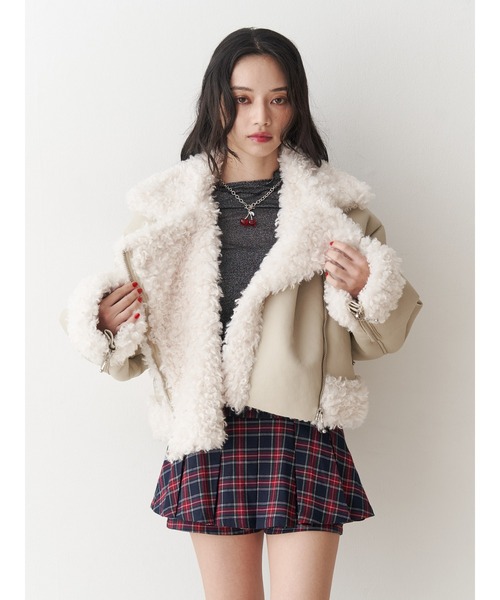 jouetie（ジュエティ） ムートンコート ボアコート フェイクムートン