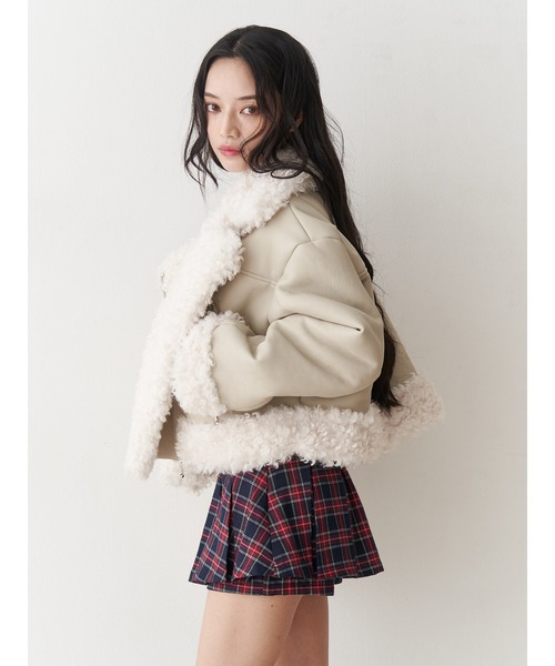 jouetie（ジュエティ） ムートンコート ボアコート フェイクムートン