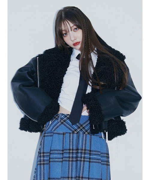 jouetie（ジュエティ） ムートンコート ボアコート フェイクムートン