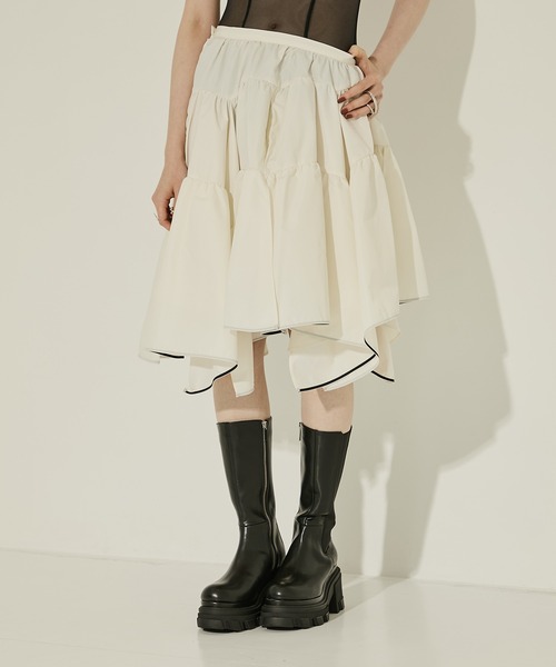 【STUDIOUS/ステュディオス】サイドゴアミドルブーツ〈厚底〉 STUDIOUS（ステュディオス）の「【STUDIOUS/ステュディオス