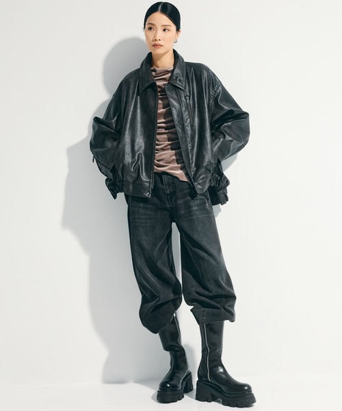 【STUDIOUS/ステュディオス】サイドゴアミドルブーツ〈厚底〉 STUDIOUS（ステュディオス）の「【STUDIOUS/ステュディオス