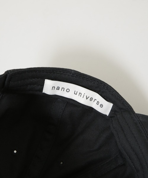 限定 コラボ NASA × nano・universe キャップ 黒 新品 MC｣coveross(R)NEWERA 別注フリースボンディングキャップ