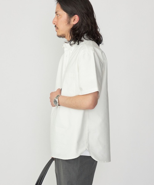 「SHIPS.me」 半袖シャツ X-SMALL ネイビー メンズ_画像2