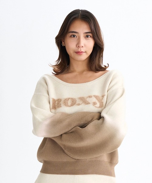 ロキシー　グラデーションニット　MLサイズ　新品未使用 ROXY（ロキシー） ニット セーター MAGIC HOUR TOPS /ロキシー