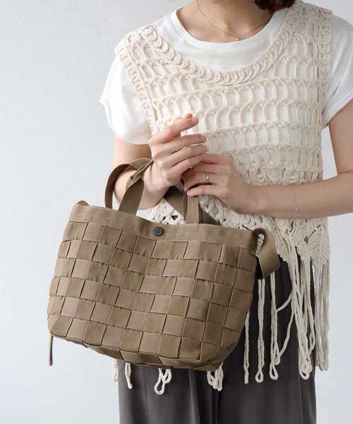 トートバッグ PETA TOTE (M)「MAISON CANVVAS/メゾン キャンバス」 レディース
