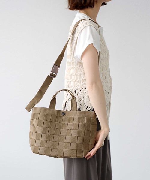 トートバッグ PETA TOTE (M)「MAISON CANVVAS/メゾン キャンバス」 レディース