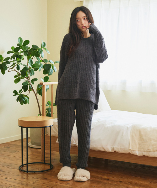 パジャマ ルームウェア 「LAFUKU/ラフク」もちふわマシュマロニット