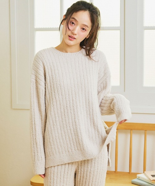 パジャマ ルームウェア 「LAFUKU/ラフク」もちふわマシュマロニット