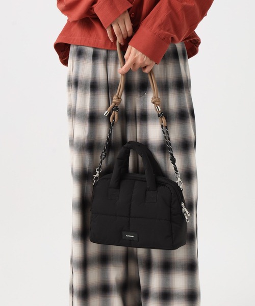 ボストンバッグ コードショルダーパフボストン レディース | BAYFLOW | 09