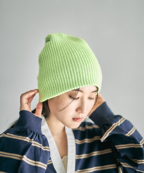 LEPSIM（レプシィム） ニット帽 ニットキャップ ゆるニットビーニー