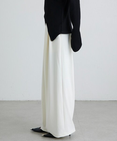 Lui's（ルイス） スラックス パンツ ポンチ2タックワイドパンツ