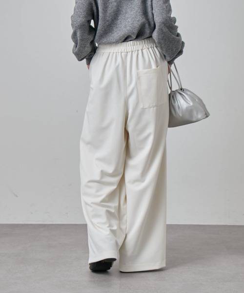 Lui's（ルイス） スラックス パンツ ポンチ2タックワイドパンツ