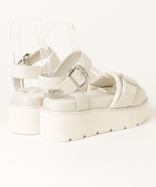 「Chico」 フラットサンダル MEDIUM ホワイト レディース_画像2