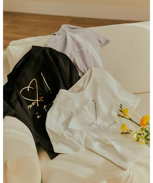 「To b. by agnes b.」 半袖Tシャツ 40 ブラック レディース_画像8