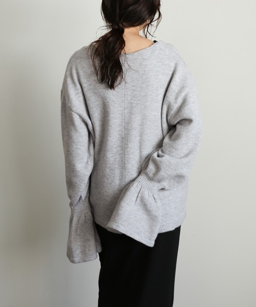 select MOCA Et ニット セーター 「Et」Deep V-Neck Wool Mix Knit