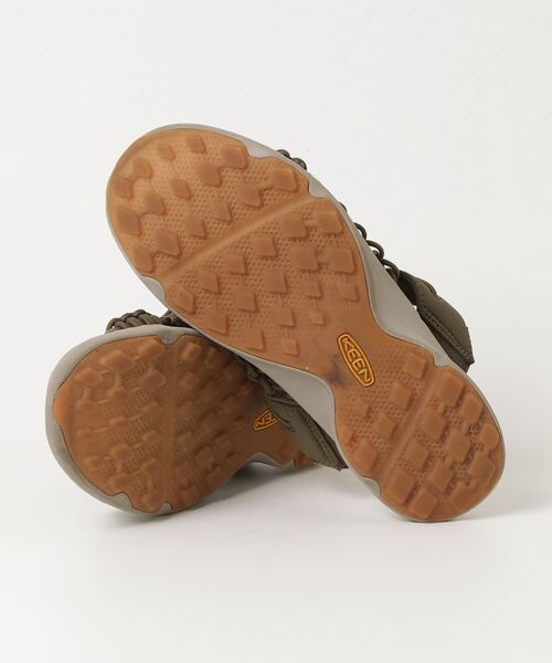 「KEEN」 フラットサンダル 26cm グリーン レディース_画像3
