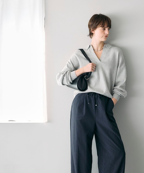 N.O.R.C ニット セーター コットンカシミヤスキッパーニット