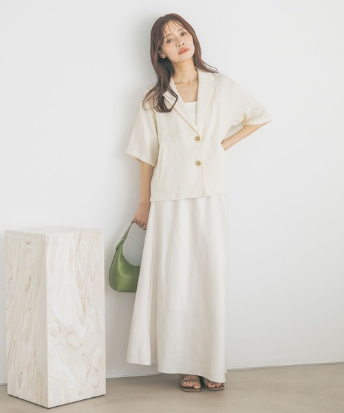 「mysty woman」 ジャケット FREE ダークベージュ レディース_画像3