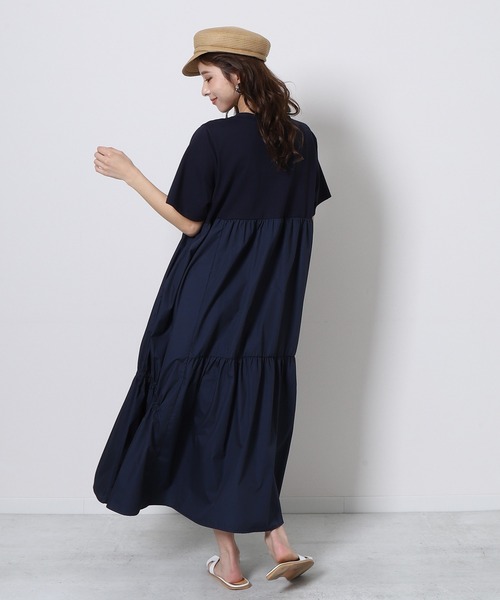 「Re.Verofonna」 半袖ワンピース 38 ブラック レディース_画像7