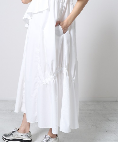 「Re.Verofonna」 半袖ワンピース 38 ブラック レディース_画像8