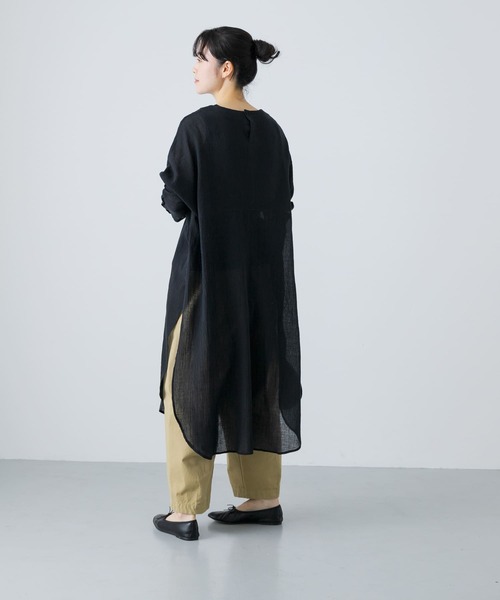 かぐれ」 長袖ワンピース FREE ブラック レディース