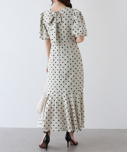 「BLUEEAST」 半袖ワンピース MEDIUM ブラウン レディース_画像3