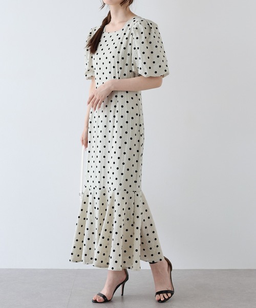 「BLUEEAST」 半袖ワンピース MEDIUM ブラウン レディース_画像5