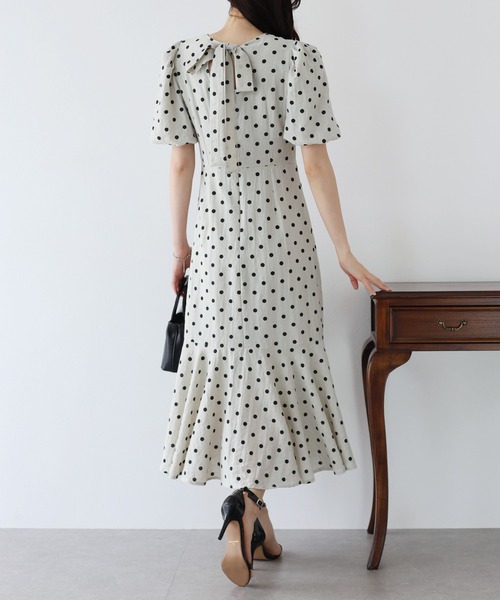 「BLUEEAST」 半袖ワンピース MEDIUM ブラウン レディース_画像8