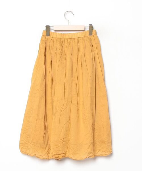 「chambre de charme」 フレアスカート FREE イエロー レディース_画像2