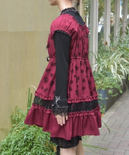 axes femme（アクシーズ ファム） チュニック フロッキーローズ