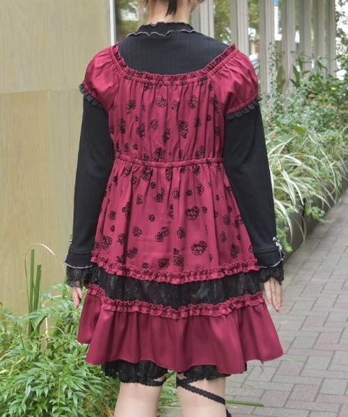 axes femme（アクシーズ ファム） チュニック フロッキーローズ