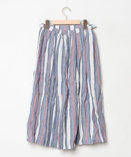 「O'NEIL of DUBLIN」 ストライプ柄スカート 44 ブルー レディース_画像2