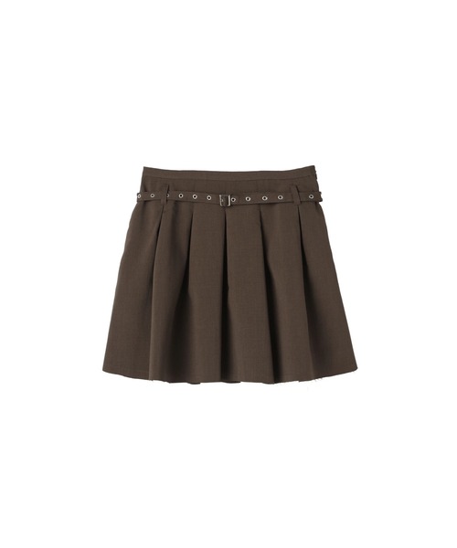 FELICITY（フェリシティ） スカート Belted Flare Skirt : ZOZOTOWN