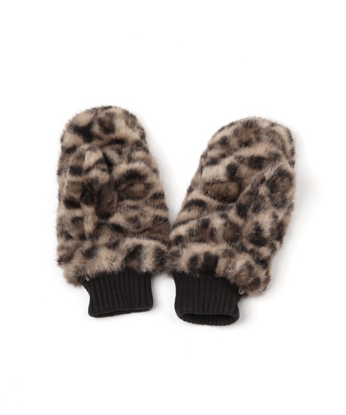 GLOBAL WORK（グローバルワーク） 手袋 紐付き洗えるファーミトン