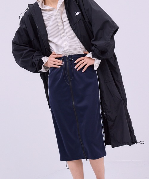 Kappa - 【新品】◆Kappa◆ ブラック プリーツ ラップ スカート Mサイズ THINGS THAT MATTER（シングス ザット マター） スカート × Kappa ZIP