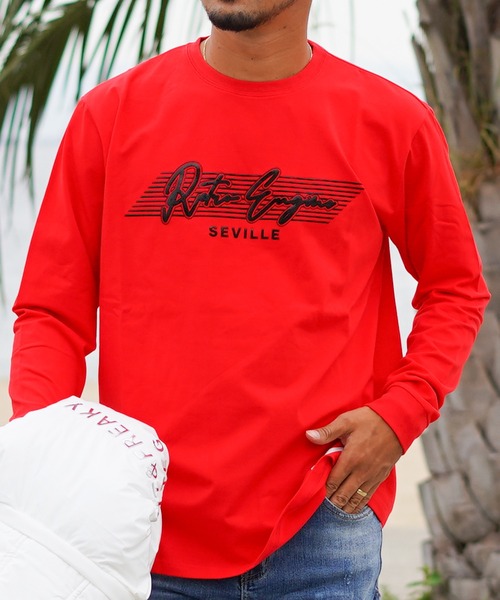 adamsJUGGLER（アダムスジャグラー） 「RetroEngine」長袖Tシャツ M