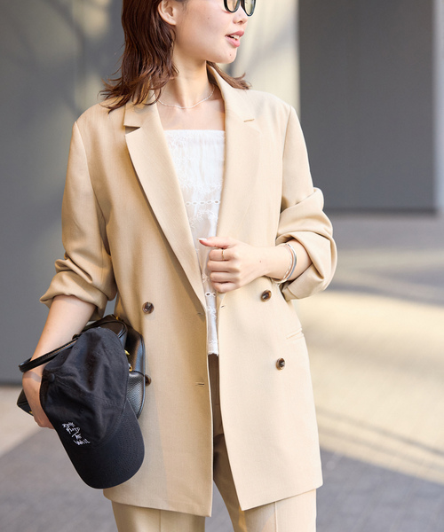 SLOBE IENA（スローブイエナ） テーラードジャケット 38 ベージュ系