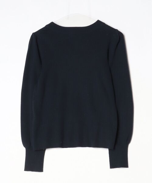 「Mila Owen」 長袖ニット 0 ネイビー レディース_画像2