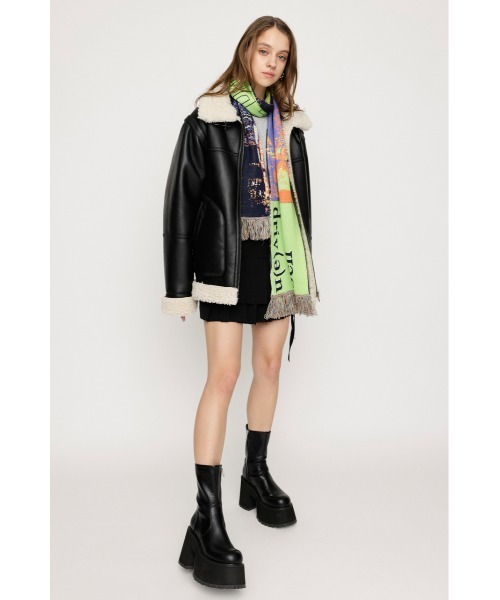 SLY ブルゾン ブラウン SLY】ブラウン VINTAGE F／LEATHER S／ブルゾン｜Yahoo!フリマ（旧