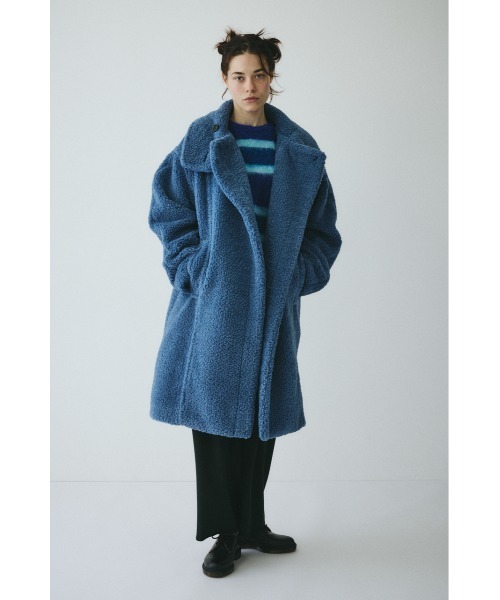 HeRIN.CYE コート アウター Stand collar boa coat スタンドカラー