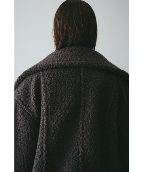 HeRIN.CYE コート アウター Stand collar boa coat スタンドカラー