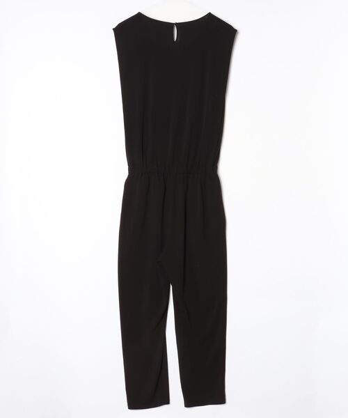 Spick and Span ブラック オールインワン サイズ38 サロペット Spick＆Span（スピック アンド スパン） 「Spick & Span