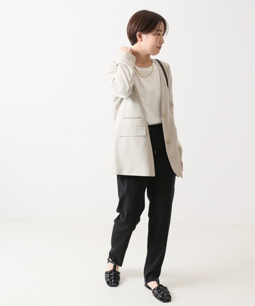 「journal standard L'essage」 イージーパンツ FREE グリーン レディース_画像7