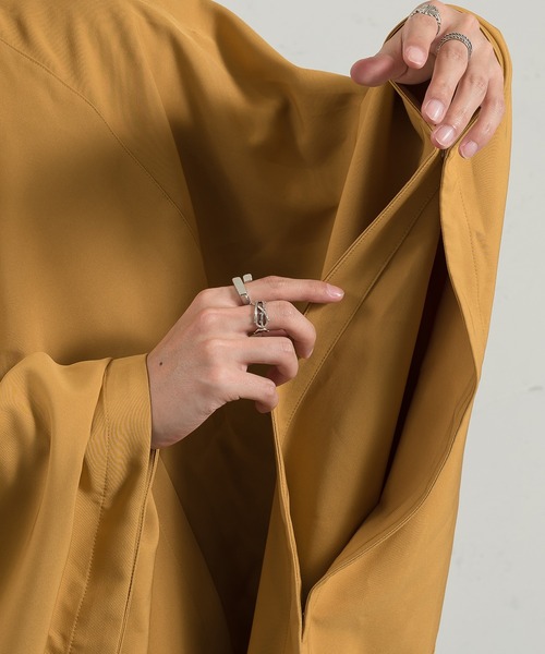 「kutir」 ポンチョ MEDIUM グリーン メンズ_画像2