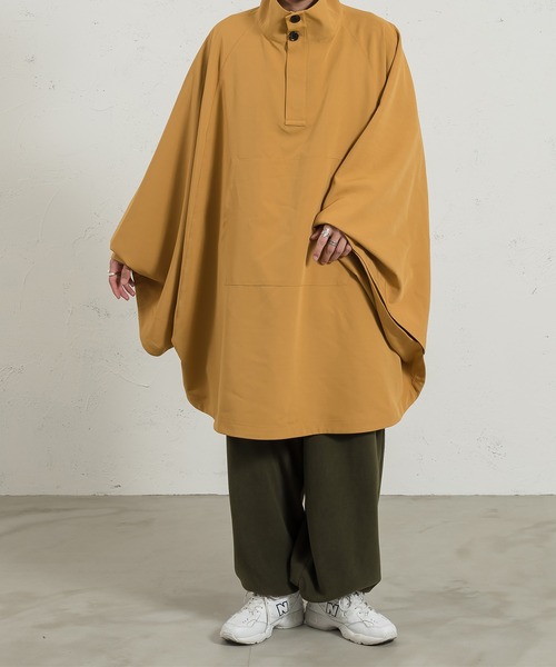 「kutir」 ポンチョ MEDIUM グリーン メンズ_画像5