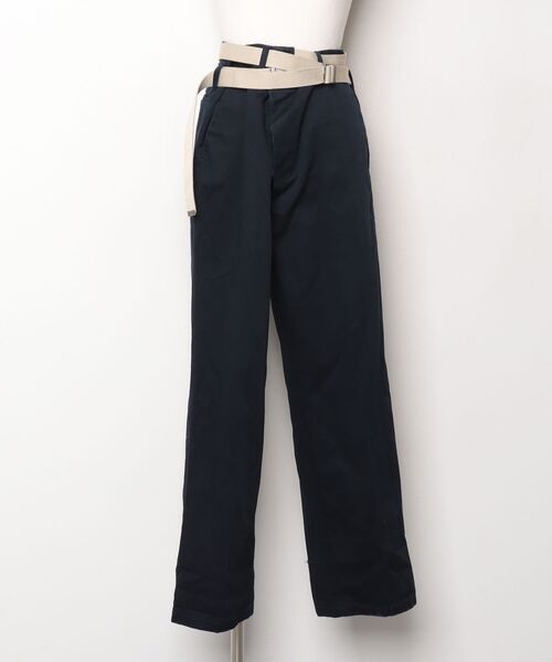 新品メゾンエウレカチノパンツ MAISON EUREKA（メゾンエウレカ） チノパンツ SMALL ネイビー