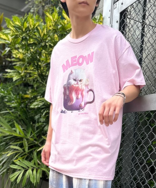 MILKBOY（ミルクボーイ） tシャツ 半袖 CAT CUP Tシャツ レディース