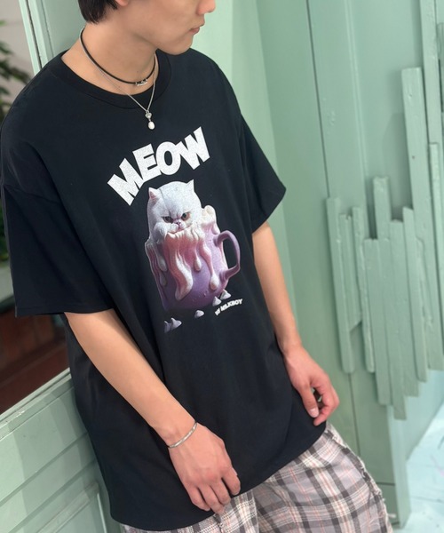 MILKBOY（ミルクボーイ） tシャツ 半袖 CAT CUP Tシャツ レディース