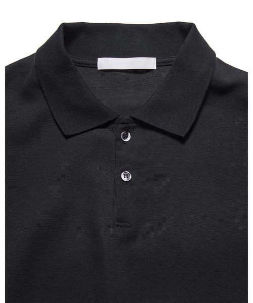 ポロシャツ LINEN MESH OVERSIZED POLO メンズ レディースの画像